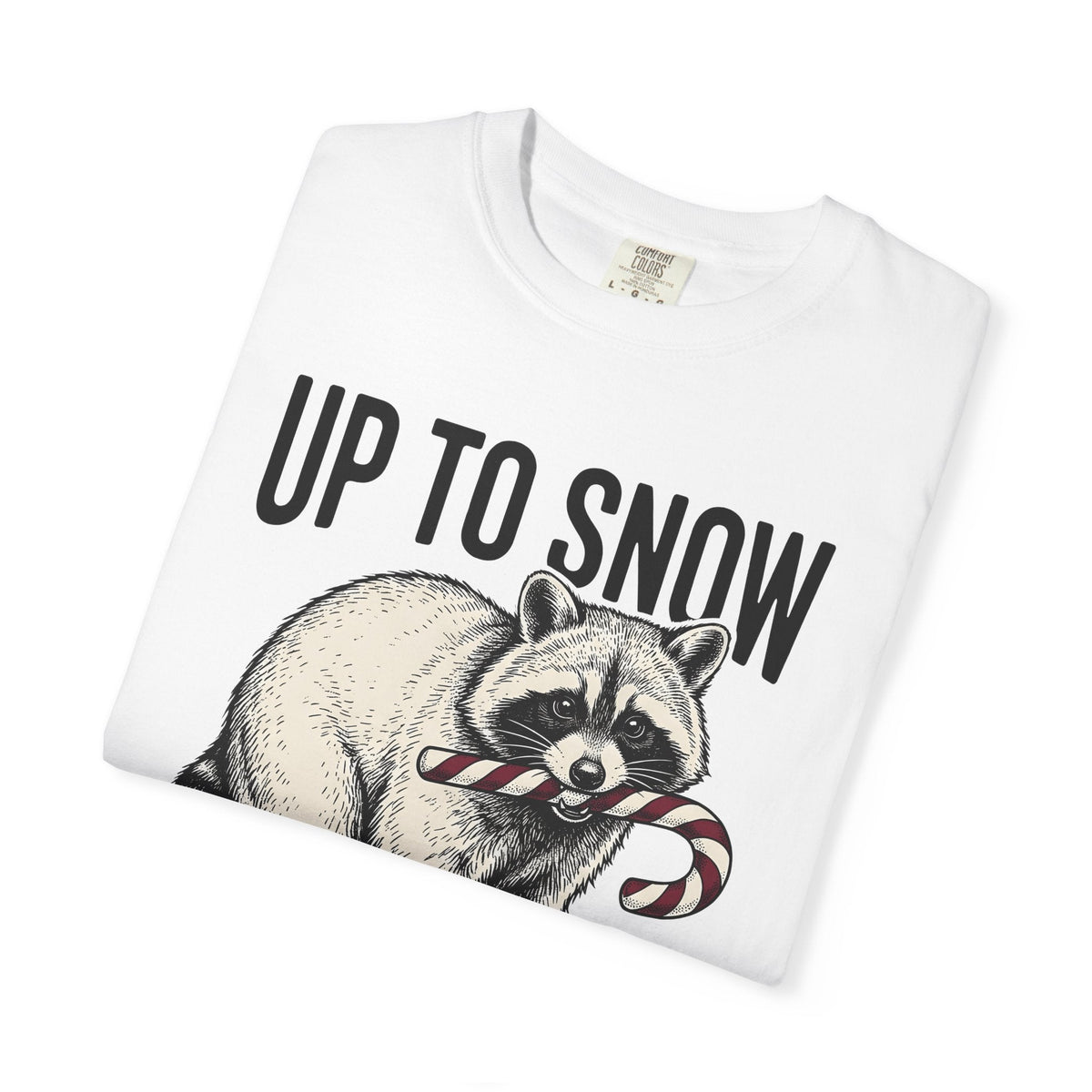 Raccoon Candy Cane Shirt Holiday Animal Unisex Gift Vintage product image 5
