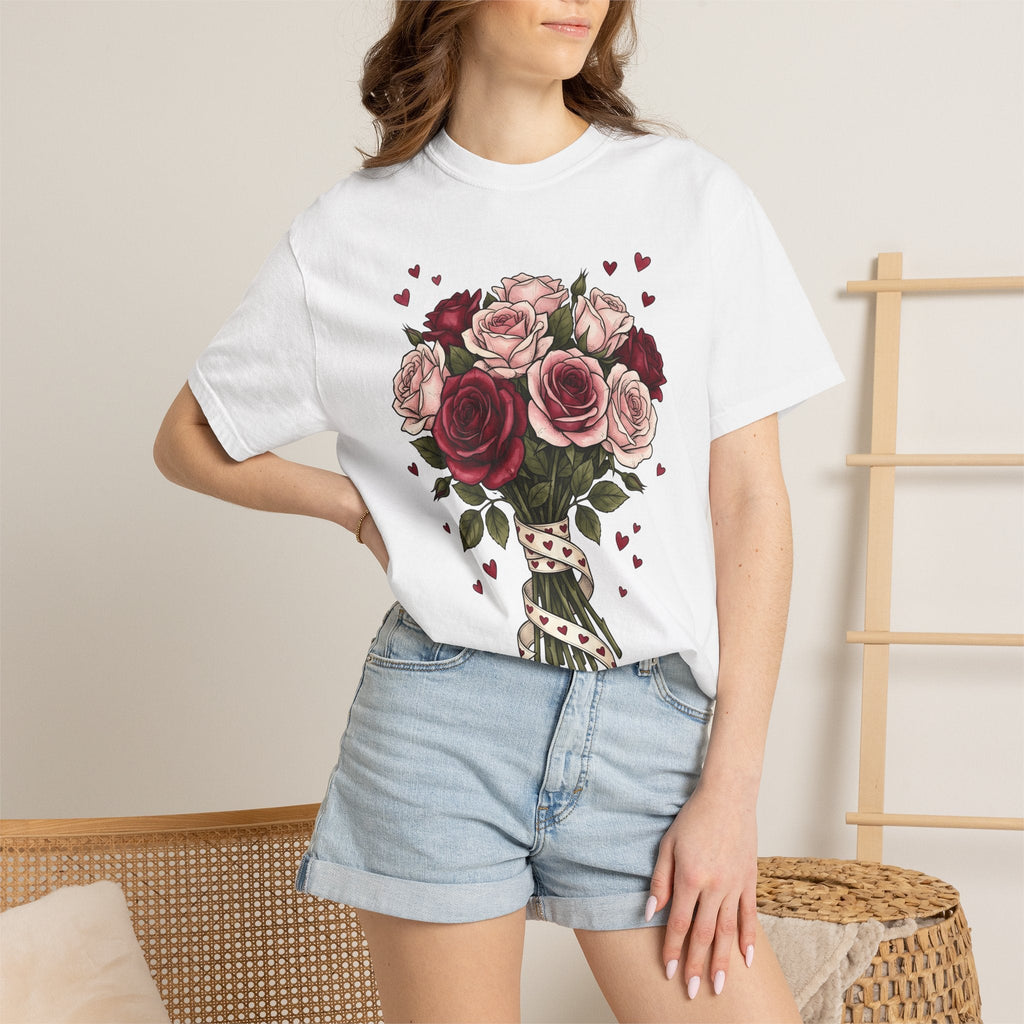 Flower Bouquet Shirt St. Valentines Day Blossoms Unisex product image 6