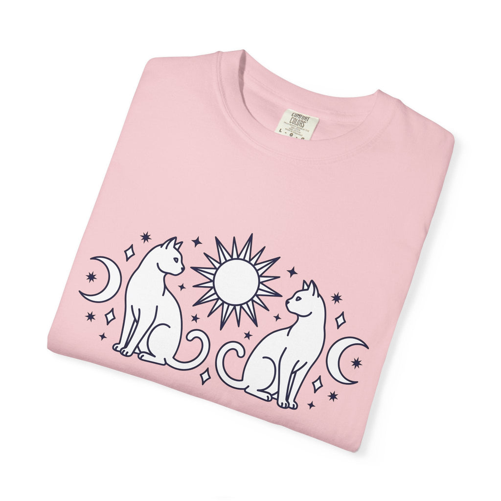 Magical Cats Shirt Cat Astrology Unisex Gift Outline Tee product image 11