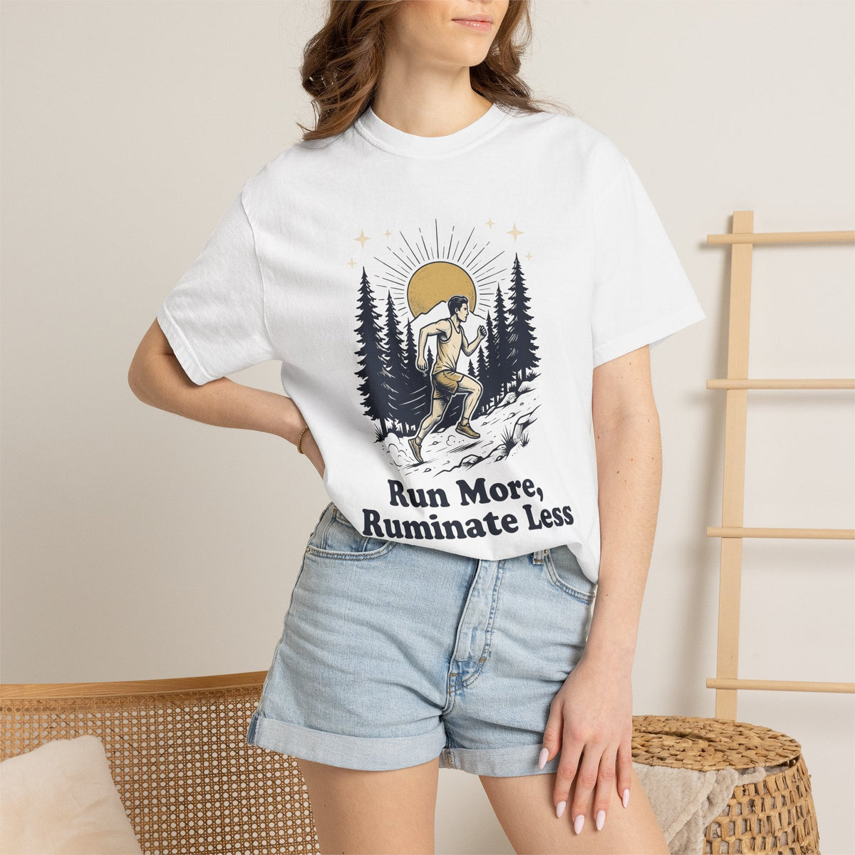 Trail Running Shirt Camping Unisex Gift Retro Tee product image 6