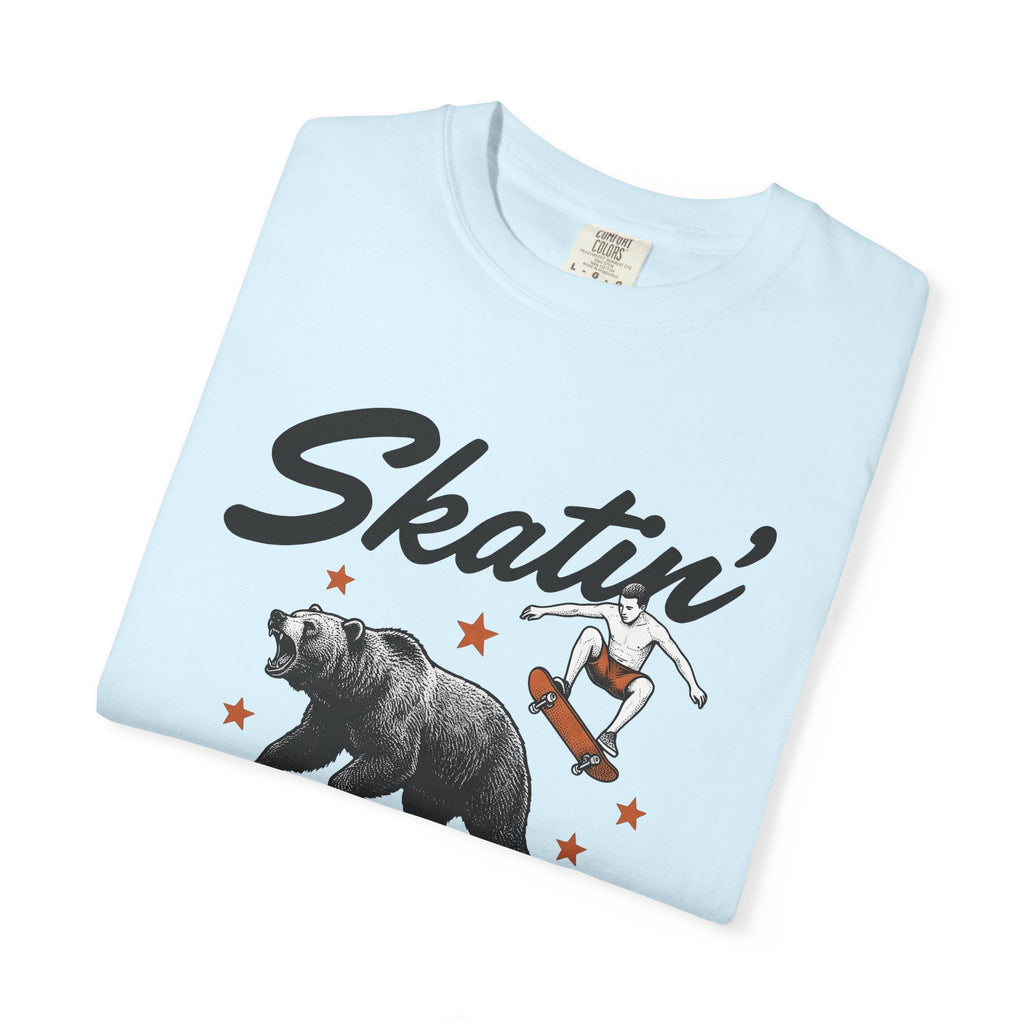 Skateboarding Bear Shirt America Skate Unisex Gift Sketch product image 8