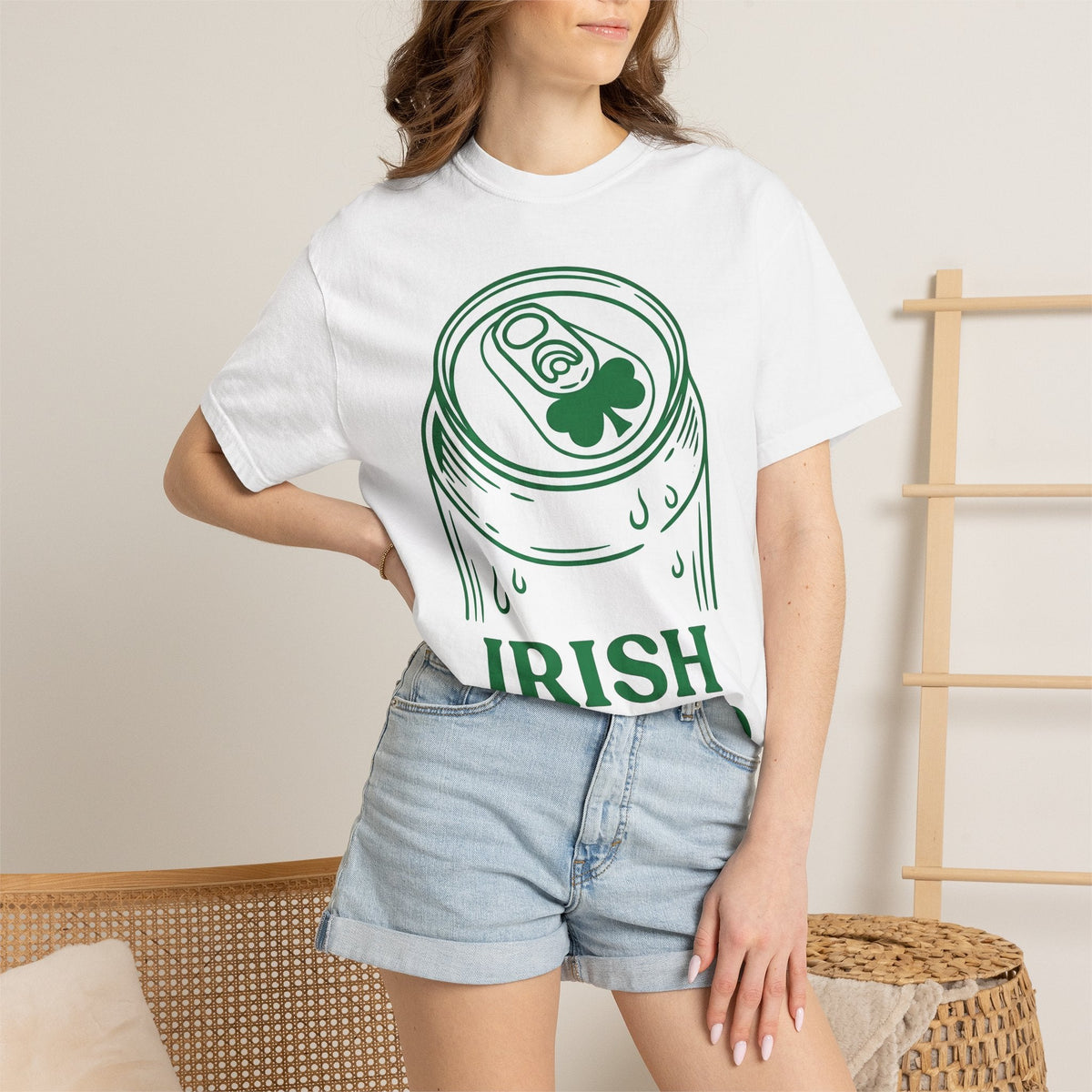 Beer Can Shirt St Patrick's Day Lager Gift Women Sketch Tee product image 6