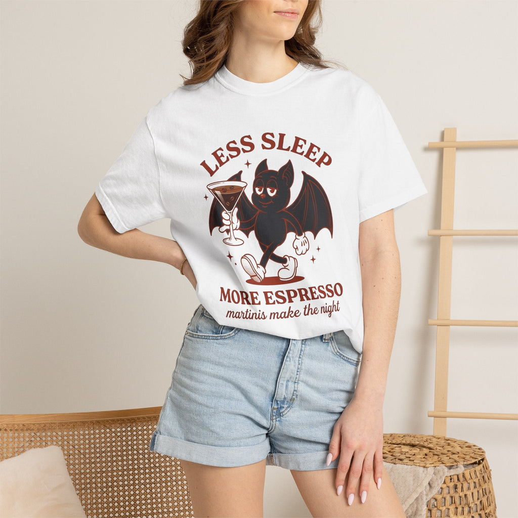 Bat Drink Shirt Coffee Joke Unisex Gift Vintage Tee product image 7
