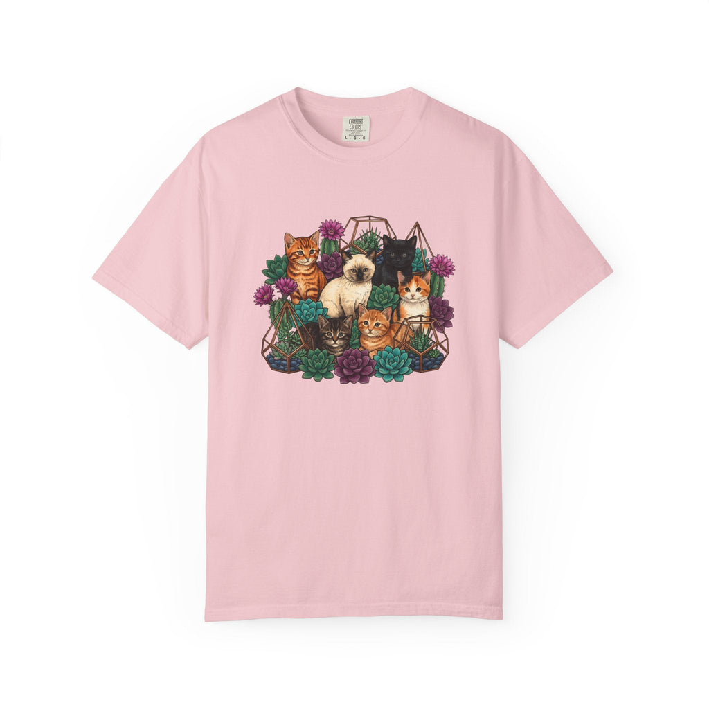 Cats Cluster Shirt Cat Bouquet Gift Women Leafy Tee Kittens product image 3