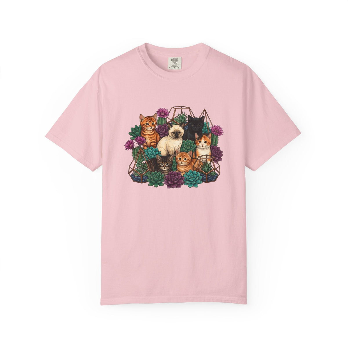 Cats Cluster Shirt Cat Bouquet Gift Women Leafy Tee Kittens product image 3