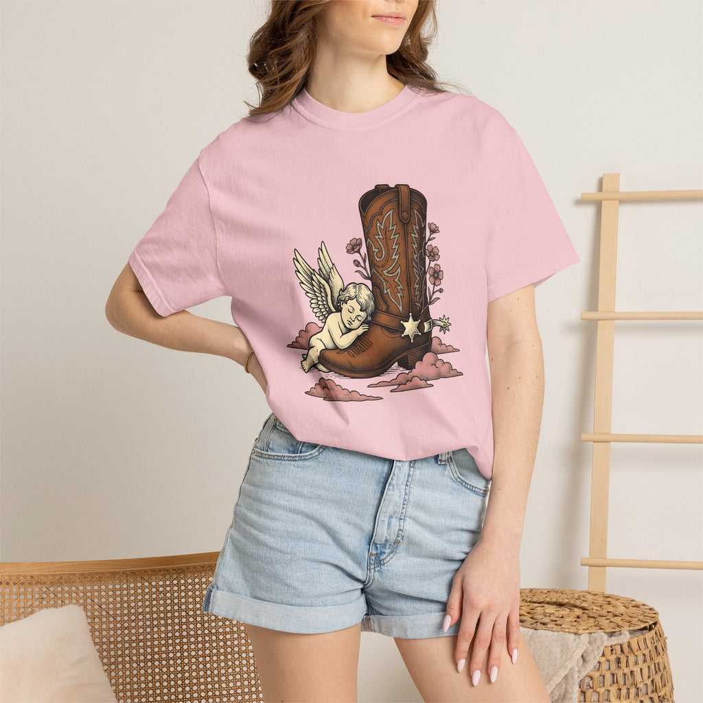 Cowboy Boot Cherub Shirt Valentine Western Unisex Gift product image 12