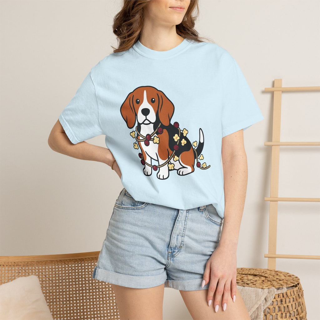 Beagle Hound Shirt Dog Holiday Decor Unisex Gift Animated product image 9