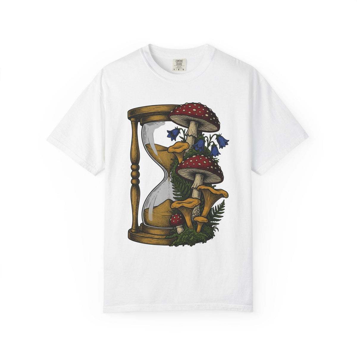 Mushroom Hourglass Shirt Boho Chic Nature Gift Women product image 1