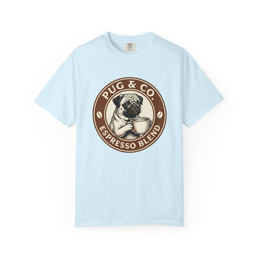 Pug Coffee Cup Shirt Coffee Dog Unisex Gift Vintage Tee Coffee Mug T-Shirt