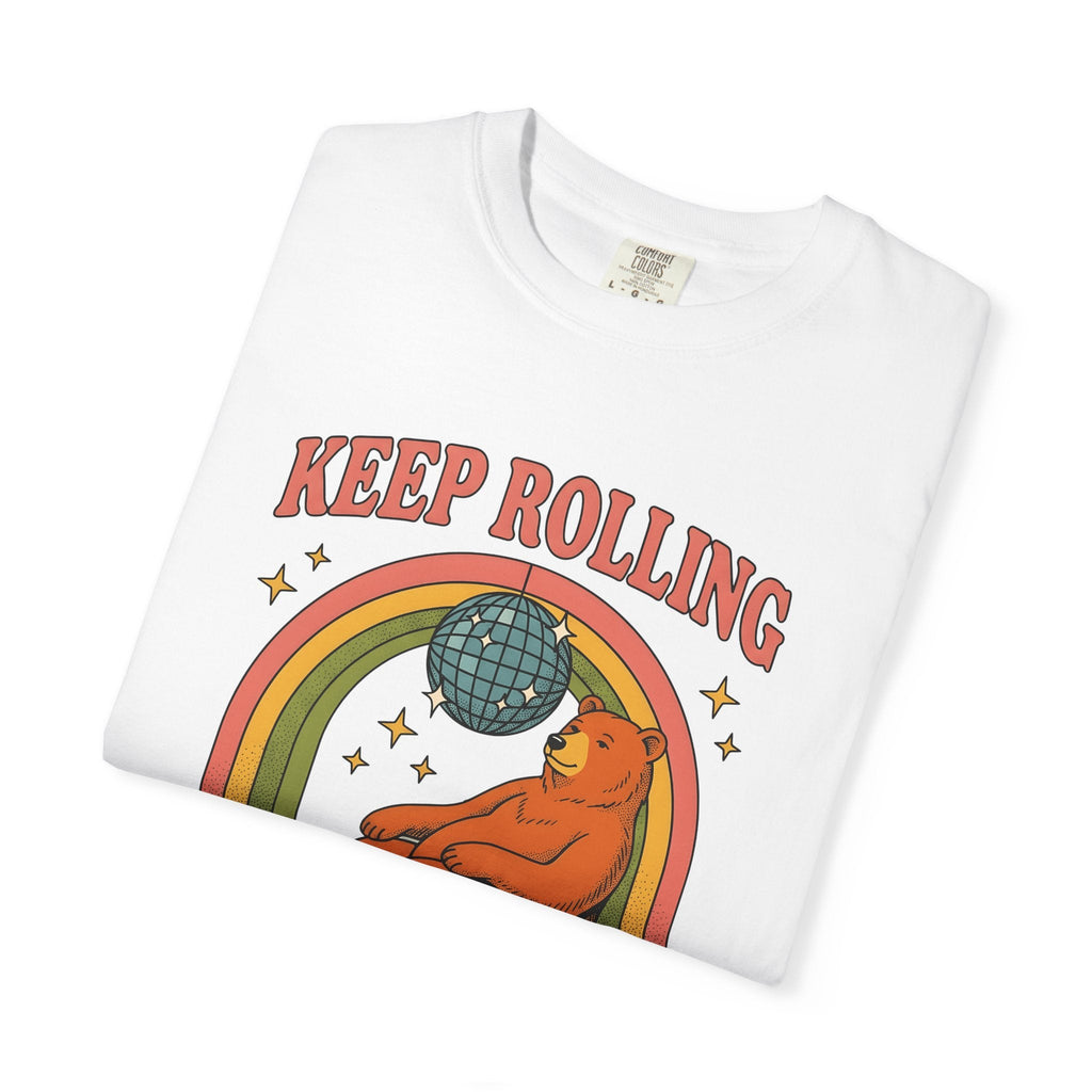 Skating Bear Shirt Sports Wildlife Unisex Gift Vintage Tee product image 5