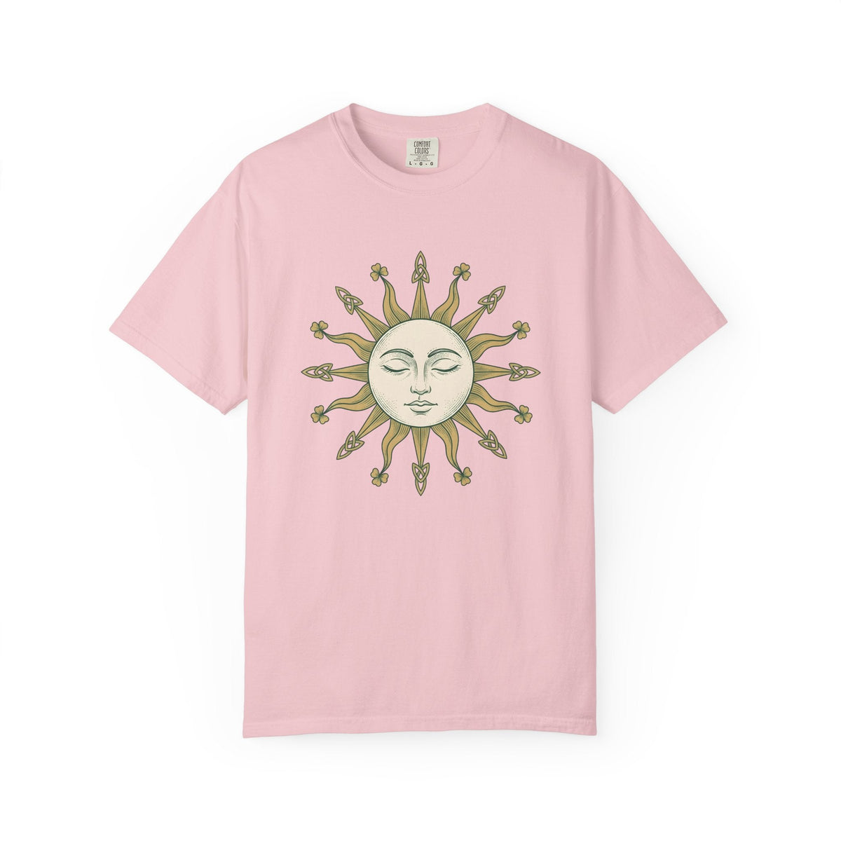 Sun Face Shirt St Patrick's Day Celestial Unisex Gift Boho product image 3
