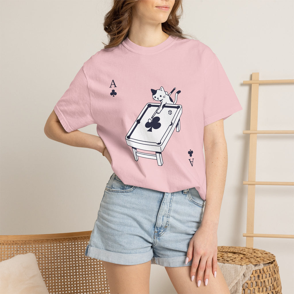 Cat Pool Table Shirt Gaming Unisex Gift Kawaii Tee Billiard product image 12