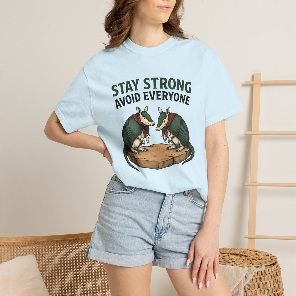 Armadillo Illustration Shirt Boho Chic Wildlife Unisex Gift product image 9