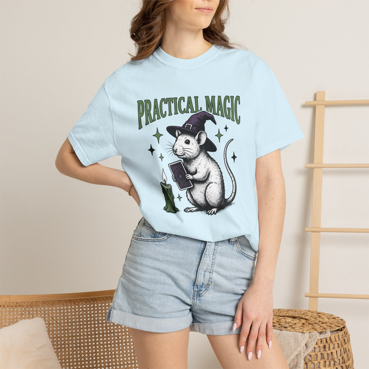 Sorcerer Mouse Shirt Halloween Magic Unisex Gift Old School product image 10