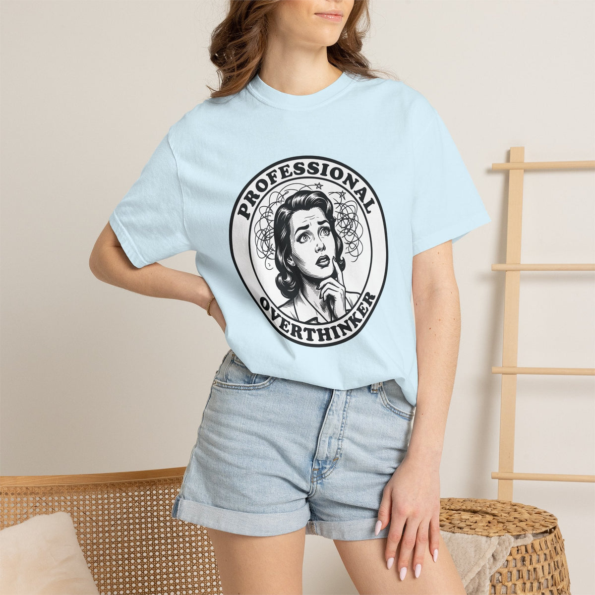 Old Woman Face Shirt Funny Witty Gift for Women Line Art product image 9