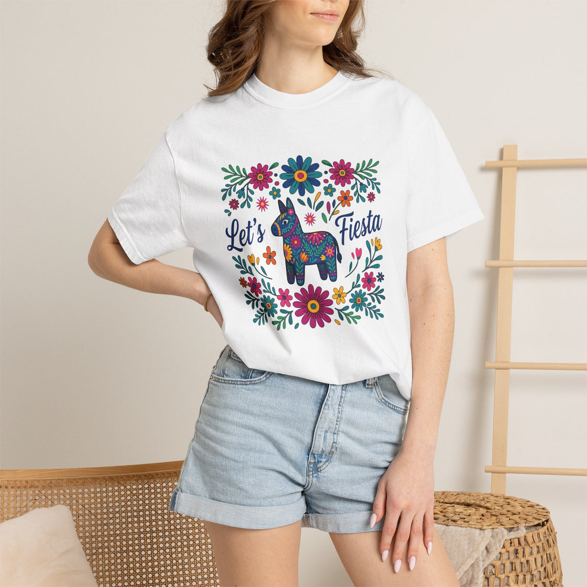 Mule Flower Shirt Fiesta Celebration Gift Women Traditional product image 6