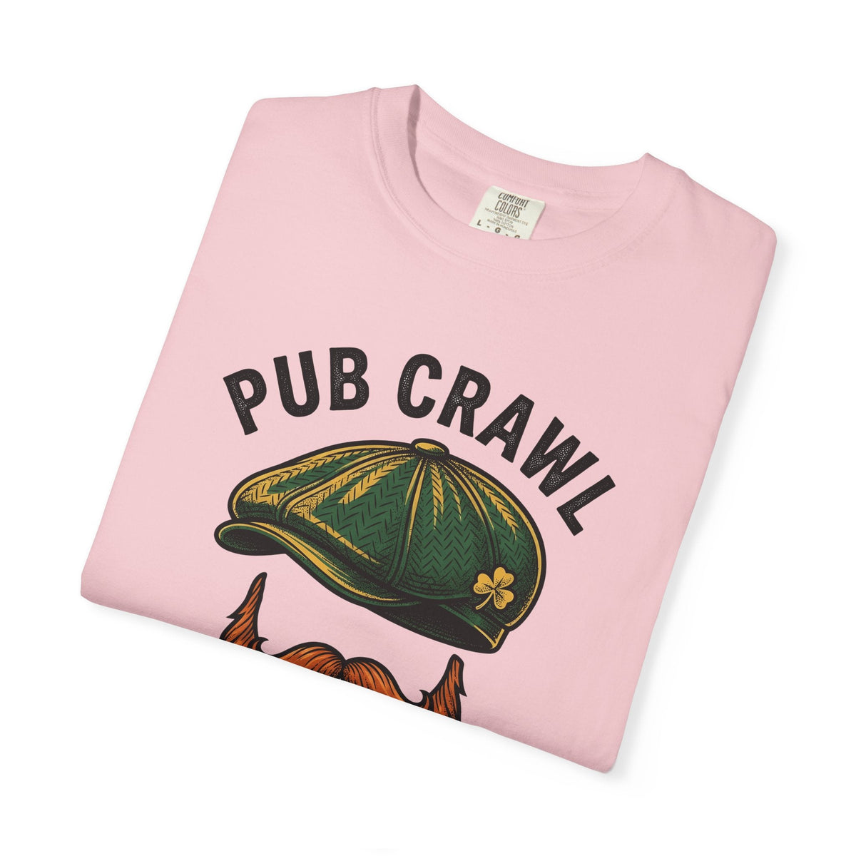 Leprechaun Hat Beard Shirt St Patrick's Day Drinking Unisex Gift Vintage Tee Top