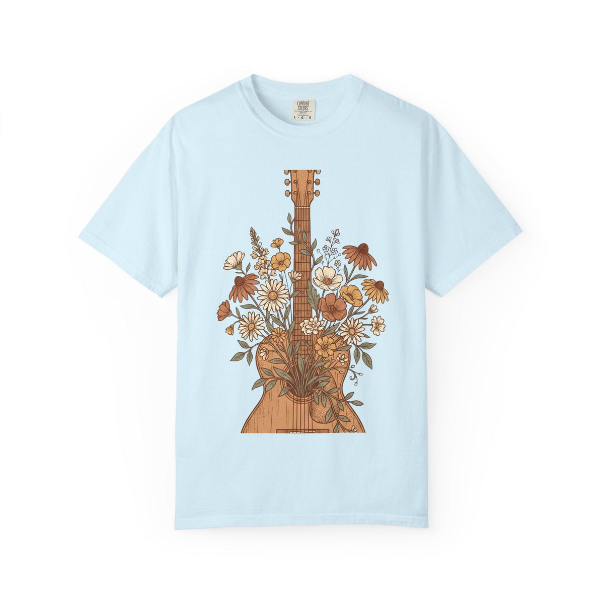 Floral Guitar Art Shirt Cowgirl Melody Gift Women Western product image 2