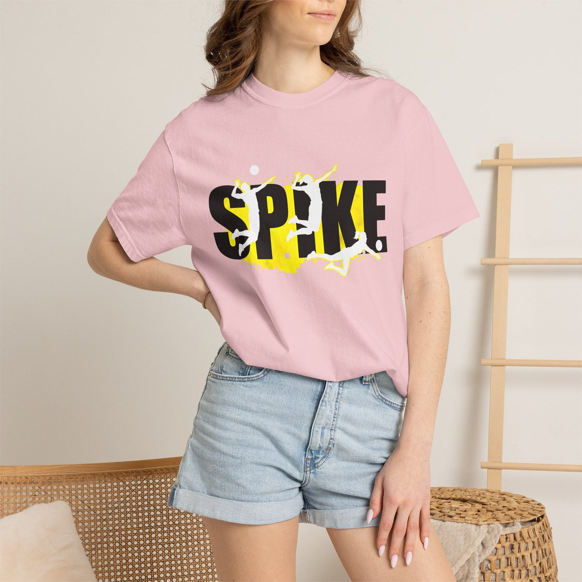 Beach Volleyball Shirt Sports Gift Women Heavy Tee T-Shirt product image 12