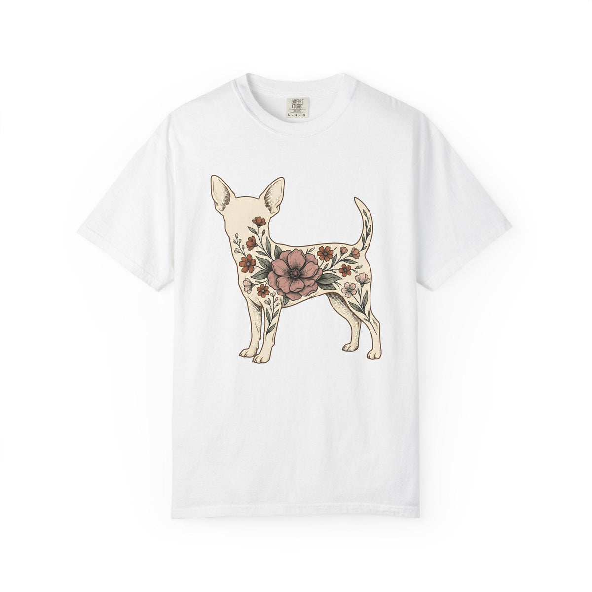 Chihuahua Bloom Shirt Dog Bouquet Unisex Gift Garden Tee product image 1