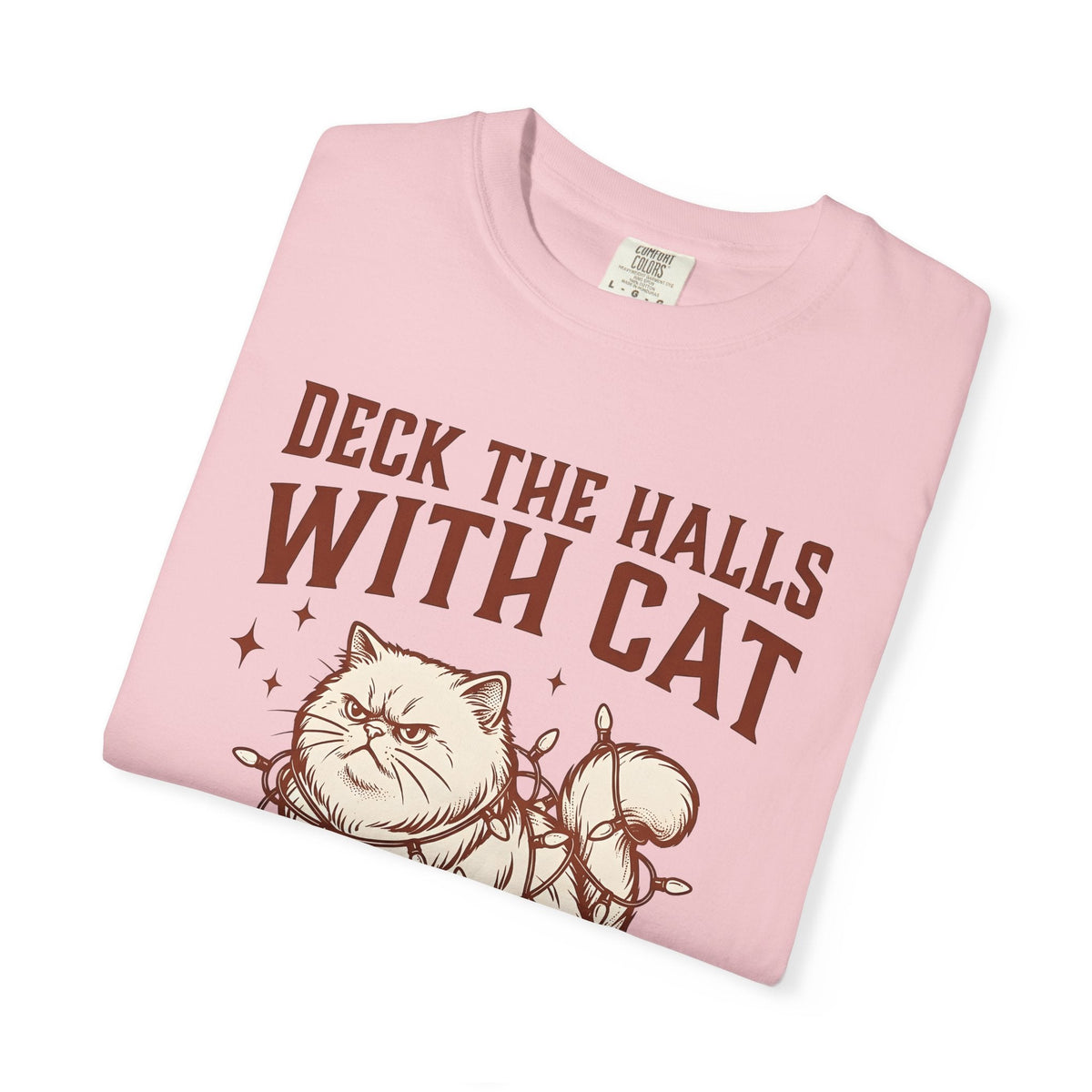 Grumpy Feline Shirt Cat Winter Unisex Gift Distressed Tee product image 11