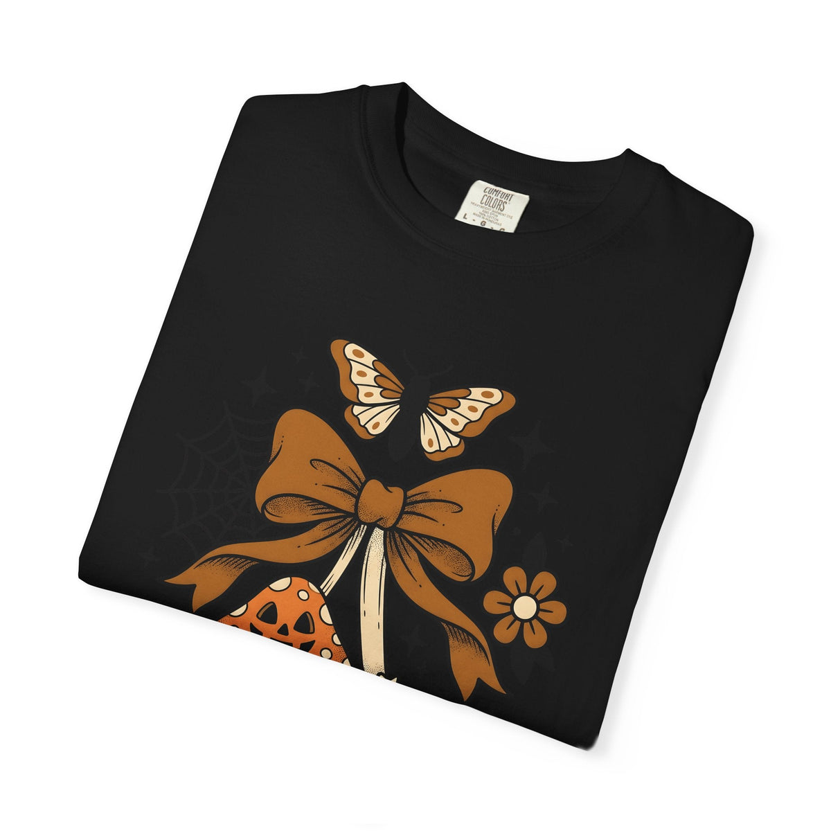 Jack O Lantern Fungi Ink T-Shirt – Dark Halloween Mushroom product image 15
