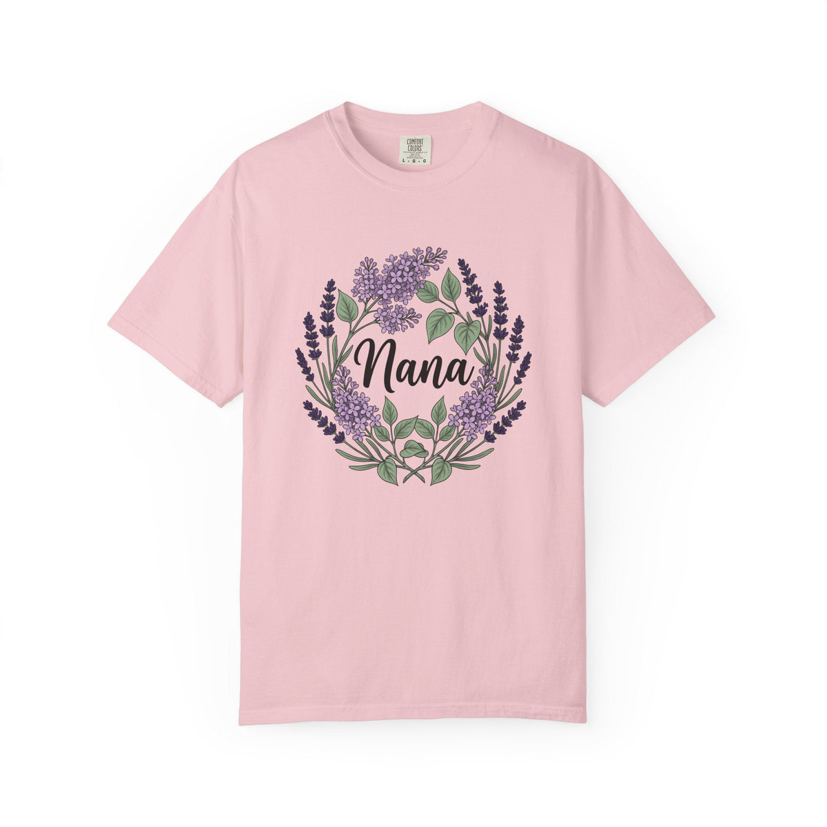Lavender Floral Wreath Shirt Grandma Gift for Women product image 3