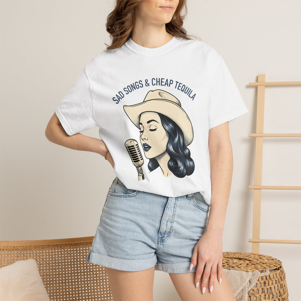 Cowgirl Singer Shirt Western Gift Women Vintage Tee T-Shirt product image 6