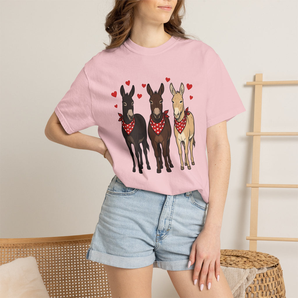 Donkey Group Shirt St. Valentine's Day Wildlife Unisex Gift product image 12