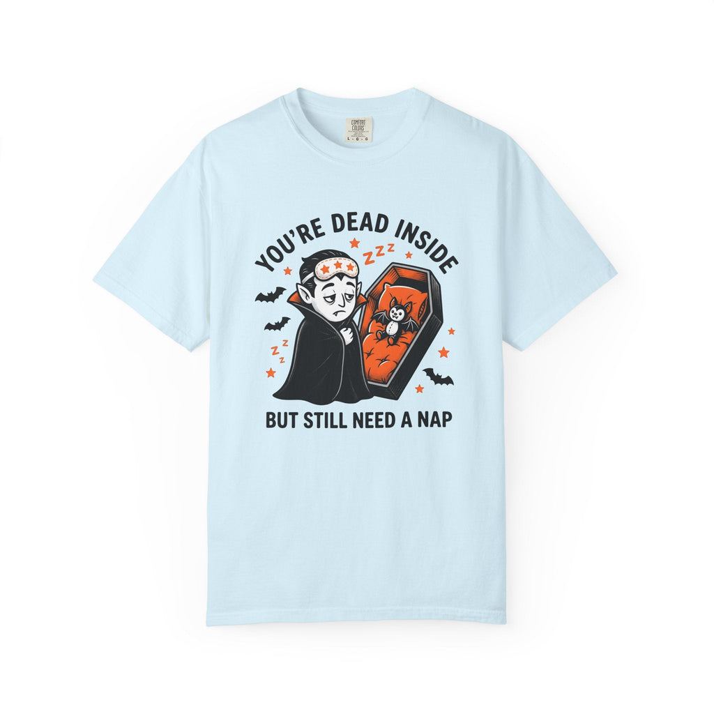 Vampire Comic Illustration T-Shirt – Spooky Halloween product image 2
