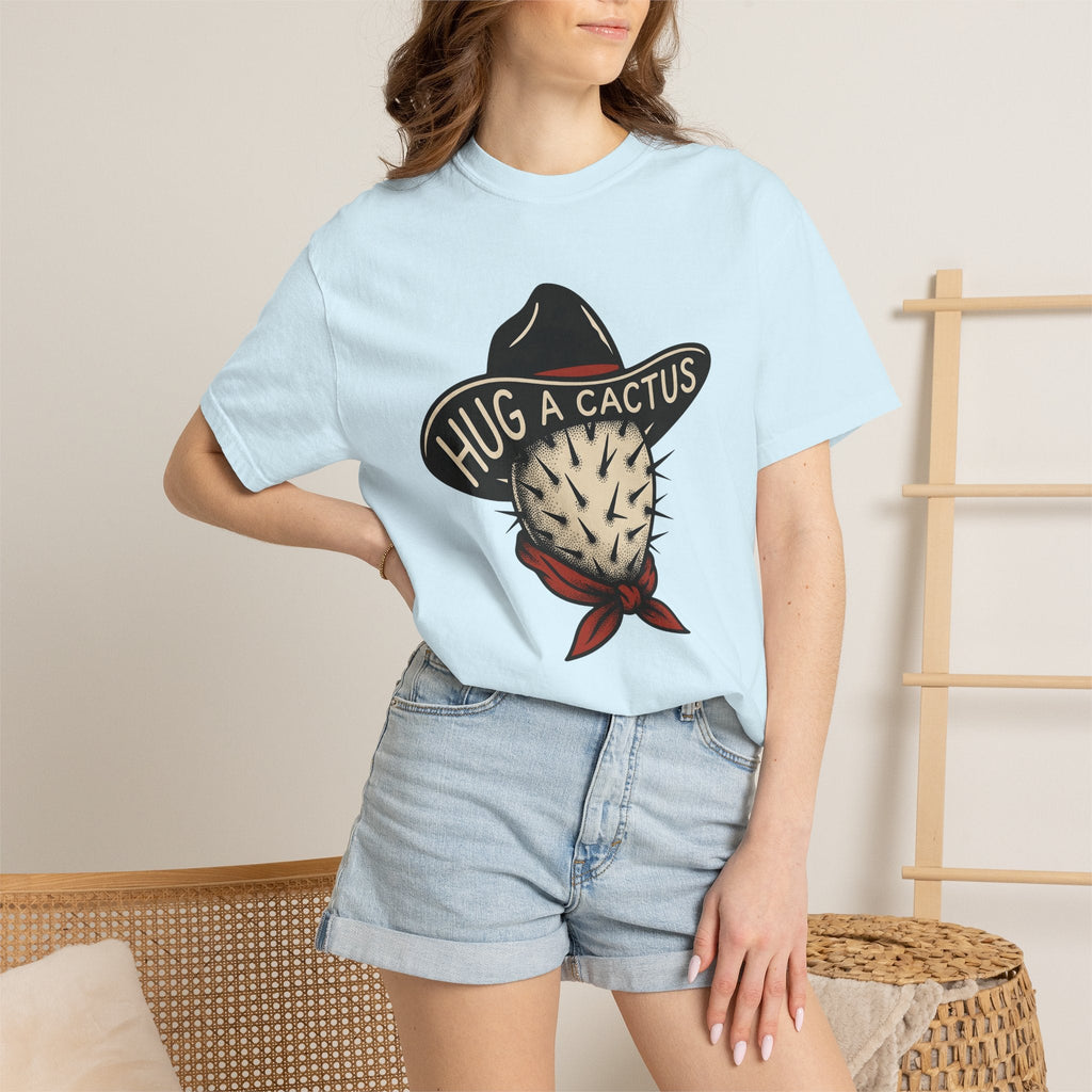 Cactus Cowboy Hat Shirt Cowgirl Western Gift for Women Vintage Tee Succulent