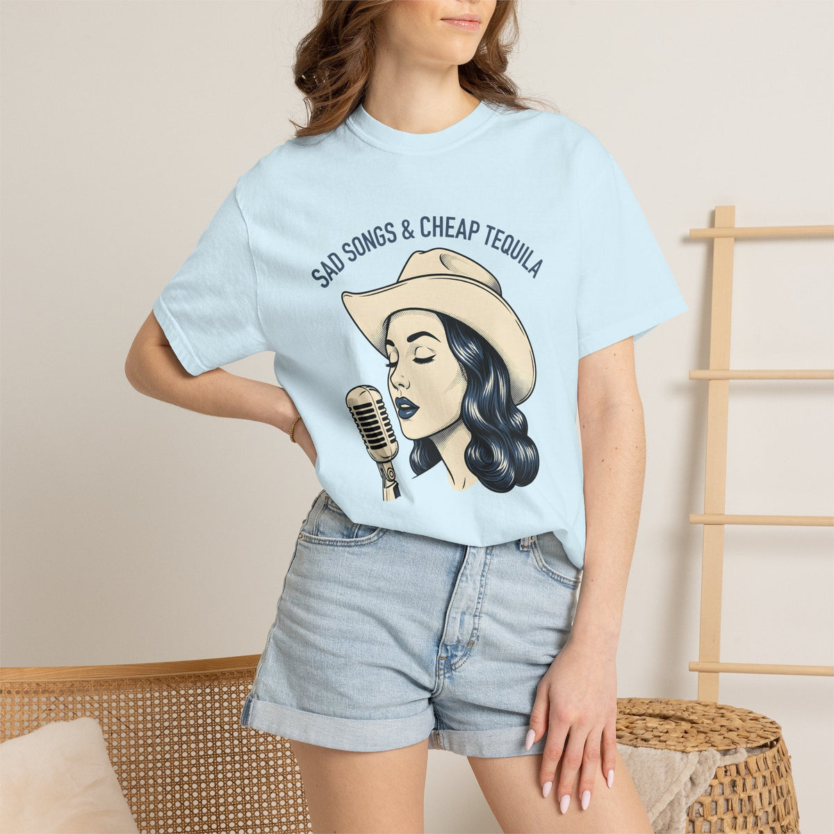 Cowgirl Singer Shirt Western Gift Women Vintage Tee T-Shirt product image 9
