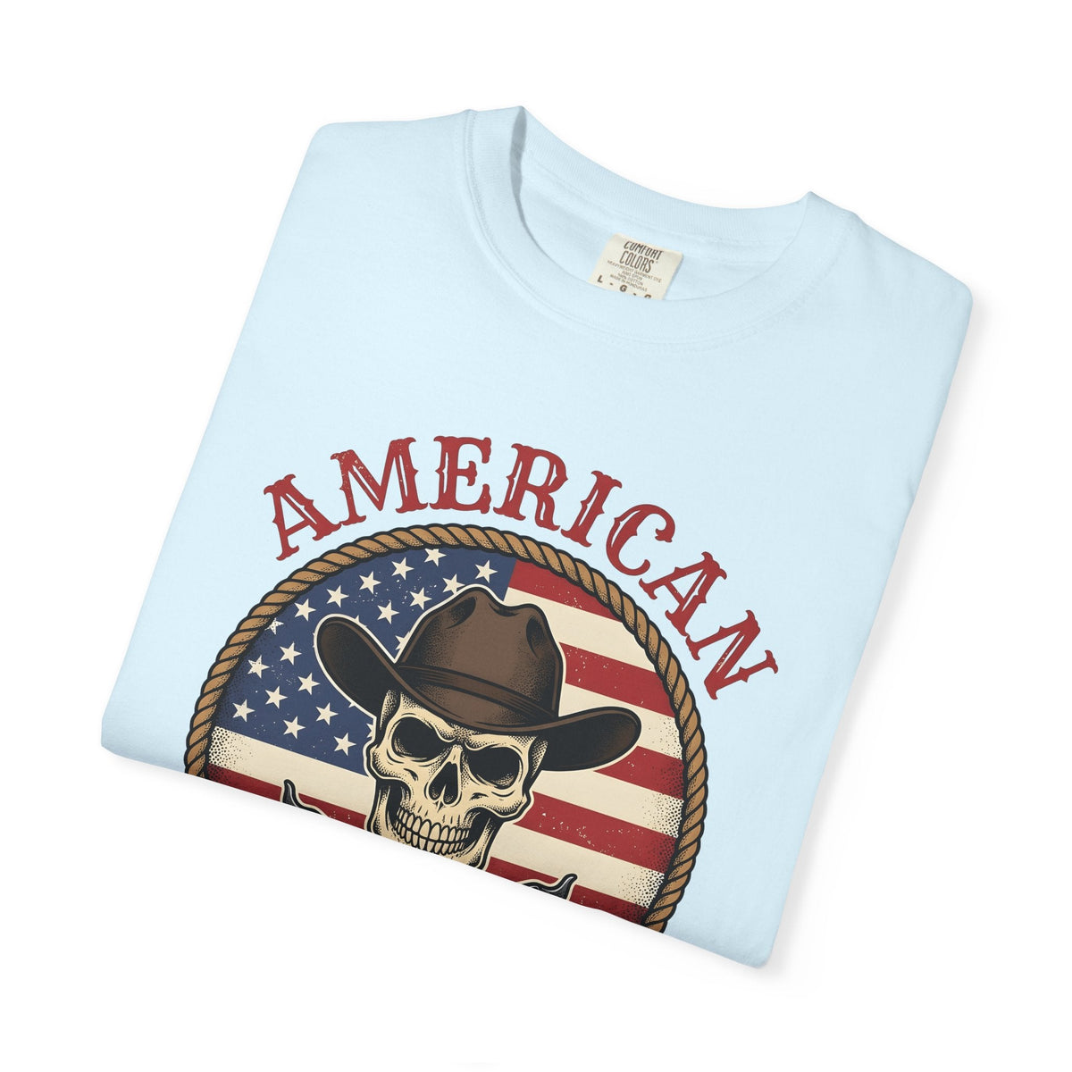Western Skull Shirt America Cowboy Unisex Gift Antique Tee product image 8