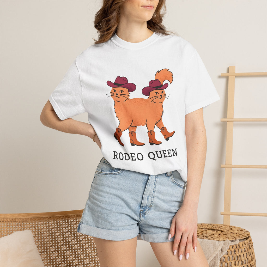 Cowboy Kitten Shirt Cowgirl Farm Gift for Women Comic Strip product image 6