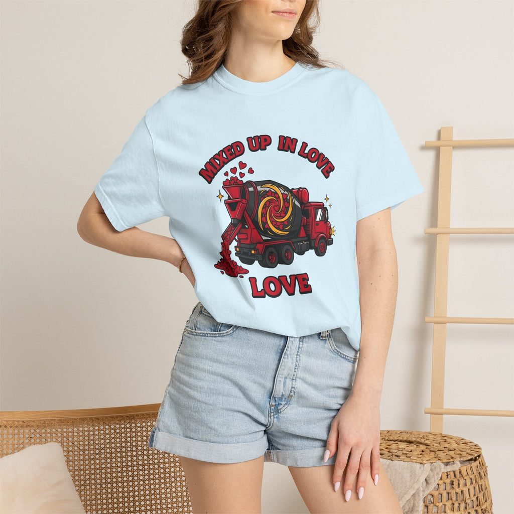 Concrete Truck Hearts Shirt St. Valentine's Day Satire product image 9