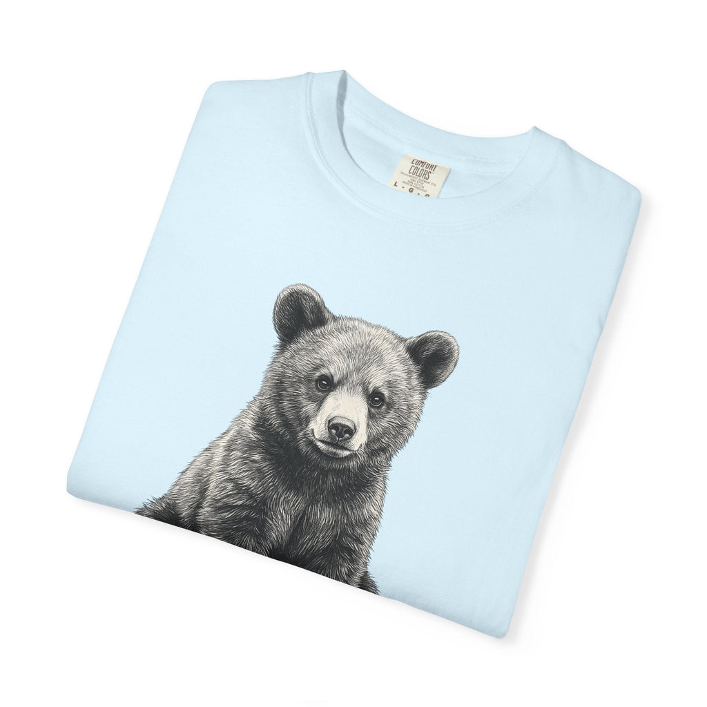 Bear Baby Shirt Animals Fauna Gift Women Sketch Tee Cub product image 8