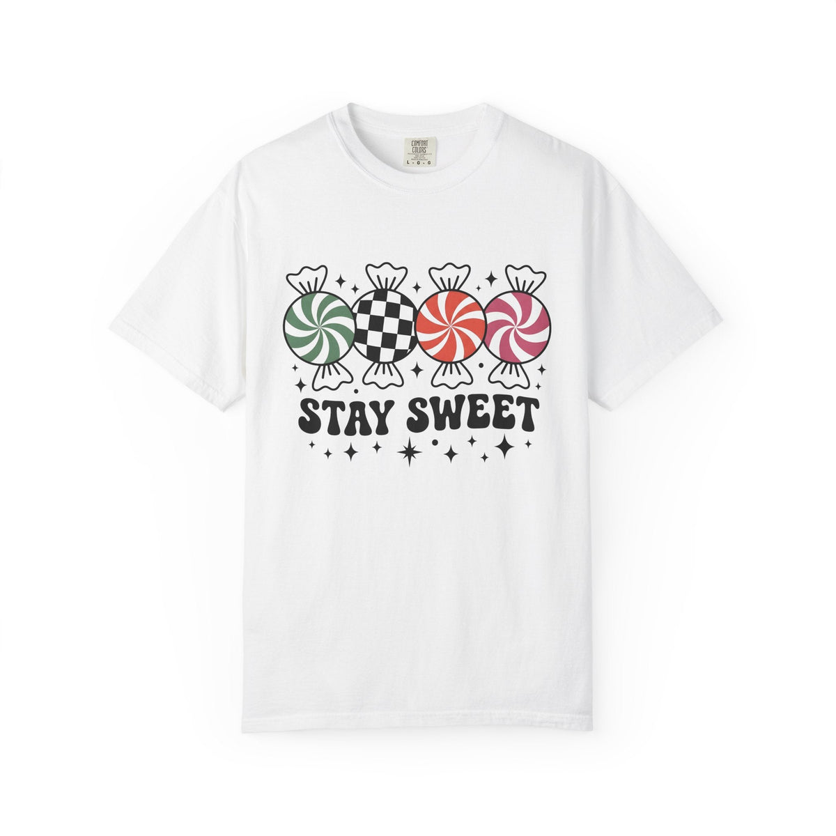 Candy Cane Shirt Christmas Sweets Unisex Gift Whimsical Tee product image 1