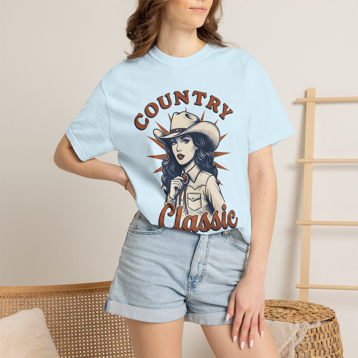 Cowgirl Design Shirt Frontier Gift for Women Hand Drawn Tee product image 9