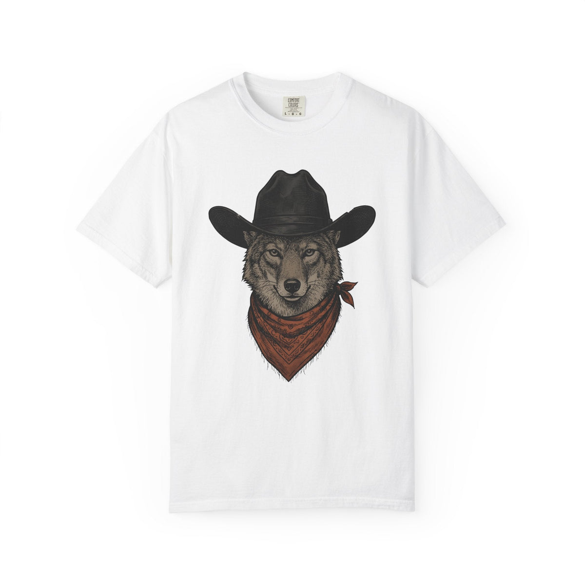 Wolf Cowboy Shirt Cowgirl Western Gift for Women Vintage product image 1