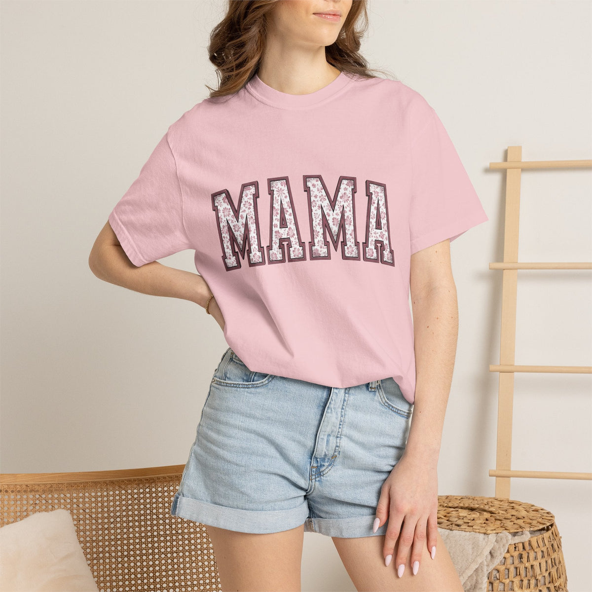 Flower Varsity Lettering Shirt Moms Household Gift for product image 12