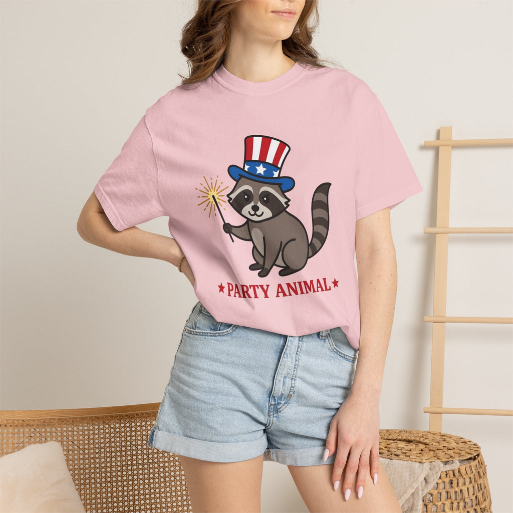Raccoon Shirt 4th Of July Animal Unisex Gift Cartoon Tee product image 12