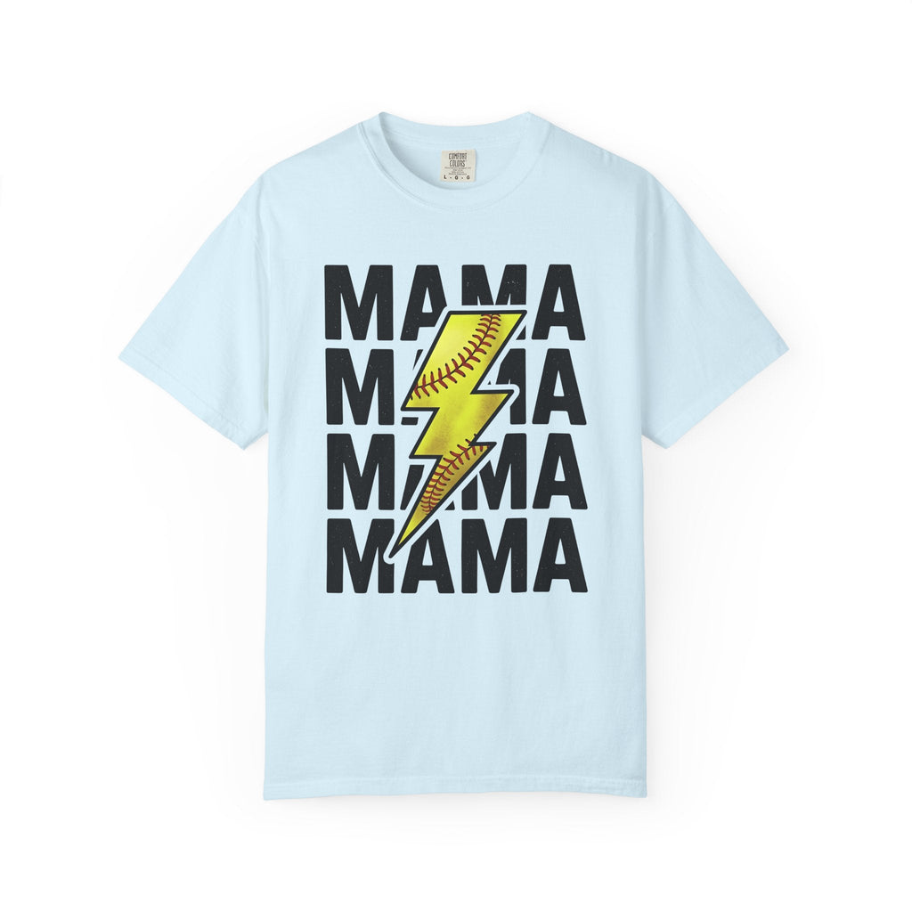 Softball Flash Bolt Shirt Moms Workout Gift for Women Heavy product image 2