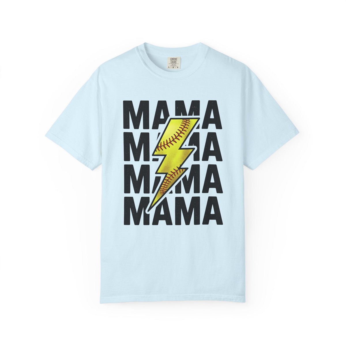Softball Flash Bolt Shirt Moms Workout Gift for Women Heavy product image 2