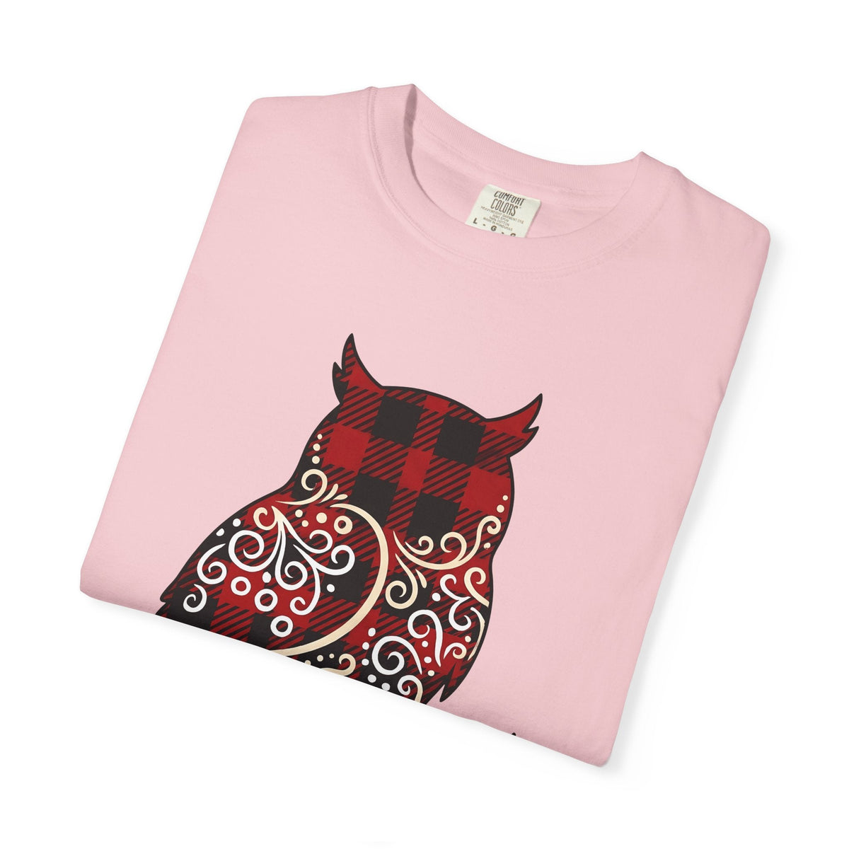 Owl Gingham Shirt Animals Nature Unisex Gift Primitive Tee product image 11