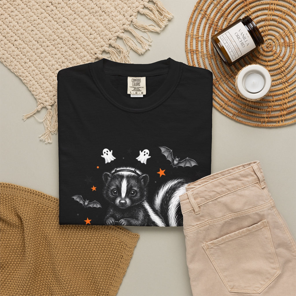 Skunk Spooky Shirt Halloween Animals Seasonal Gift Women product image 16