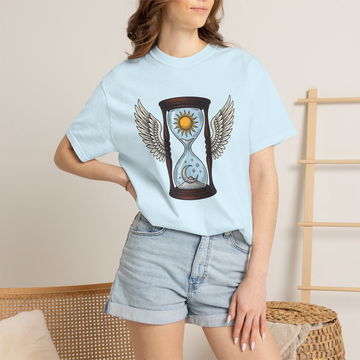 Feathered Timer Shirt Boho Chic Astrology Unisex Gift product image 9