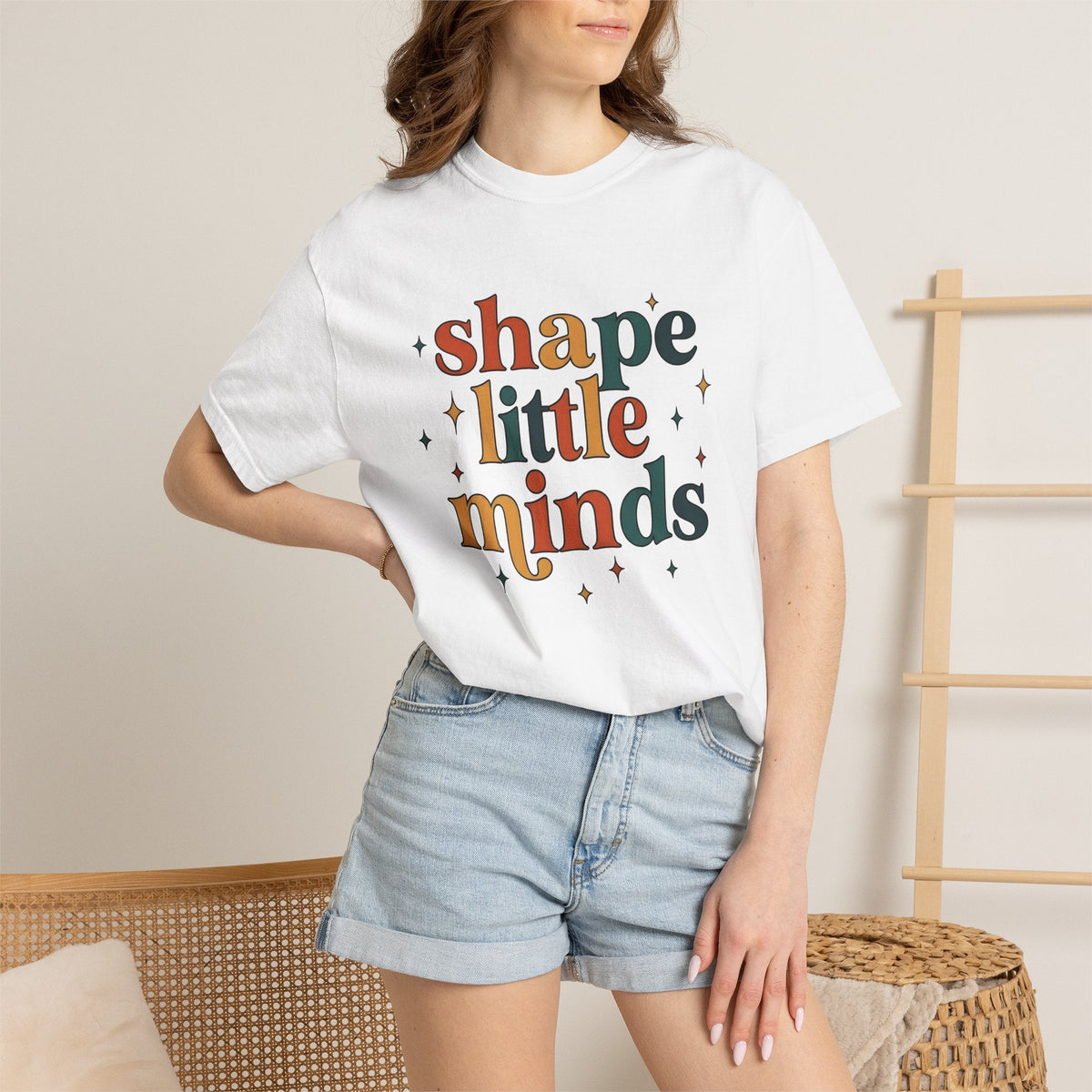 Bright Vintage Lettering Shirt Teacher Classroom Unisex product image 6