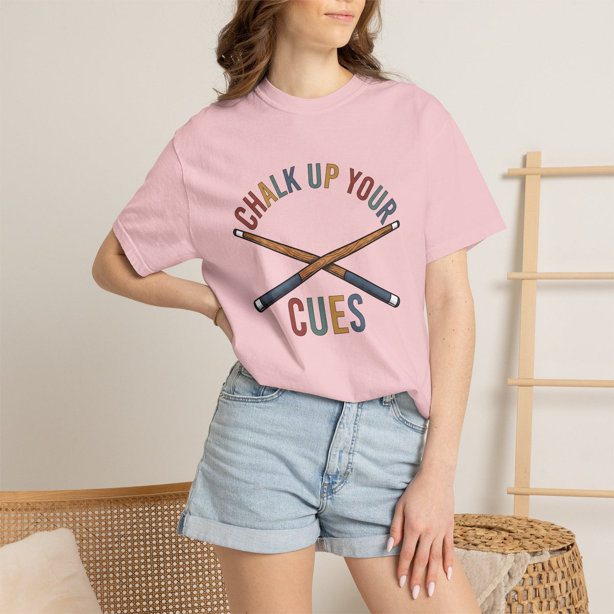 Pool Cues Shirt Billiards Game Unisex Gift Hand Drawn Tee product image 12