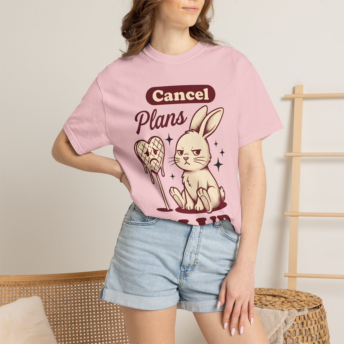 Upset Hare Shirt Valentine's Day Reclusive Gift Women Line product image 12