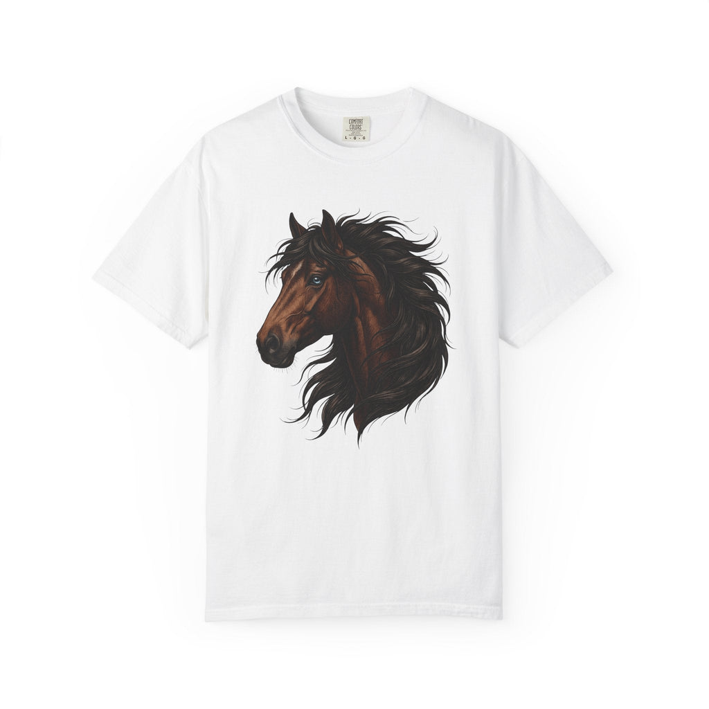 Horse Head Shirt Animals Horseback Unisex Gift Lifelike Tee product image 1
